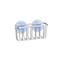 Kitchen Details Chrome Suction Cups Sponge Holder